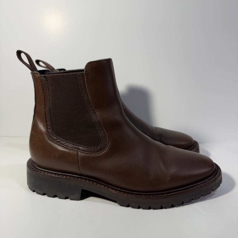 Thursday Boot Company Men’s Legend Chelsea Brown Leather Pull on Boots 9